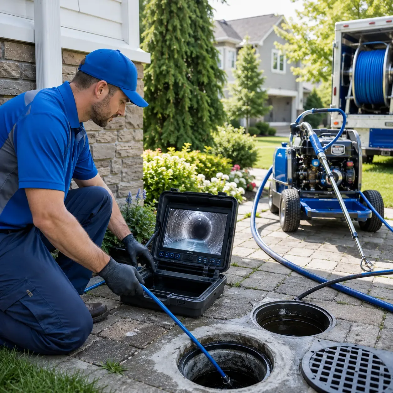 Outdoor drain cleaning professionals serving Cottonton, AL